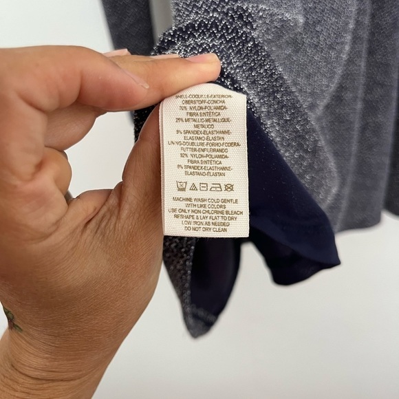 Free People | Metallic Skater Mini Dress - Picture 6 of 7